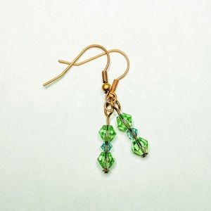 Green Elise earrings